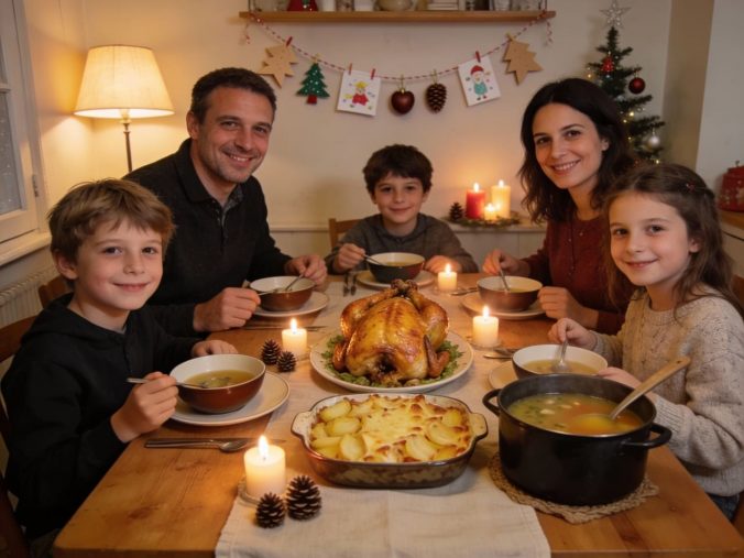 Notre repas festif pas cher et rapide idéale